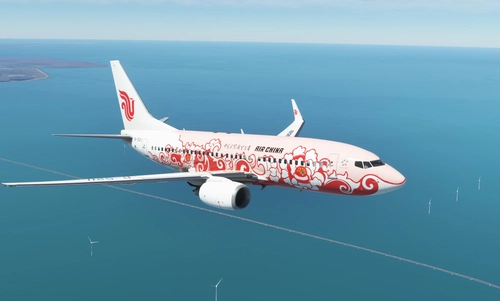 PMDG 737-700 Air China Red Peony B-5211