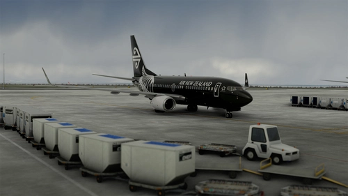 PMDG 737 700 Air New Zealand Noir (ZK-OXZ)