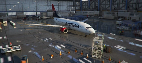 PMDG 737-700 AirSERBIA (YU-BATA)
