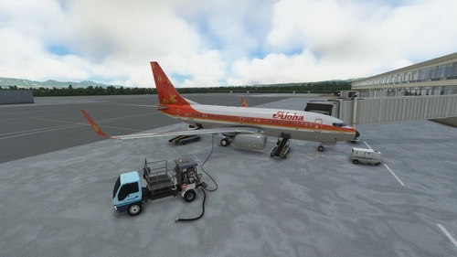 PMDG 737-700 Aloha retro livery