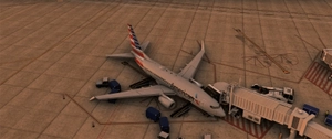 PMDG 737-700 | American Airlines | Weathered| Blended + Scimitar Winglets thumbnail 2