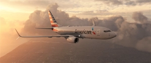 PMDG 737-700 | American Airlines | Weathered| Blended + Scimitar Winglets thumbnail 3