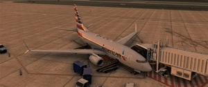 PMDG 737-700 | American Airlines | Weathered| Blended + Scimitar Winglets thumbnail 16