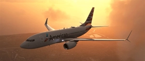 PMDG 737-700 | American Airlines | Weathered| Blended + Scimitar Winglets thumbnail 6