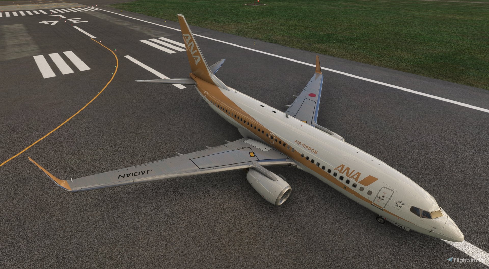 PMDG 737-700 ANA All Nippon Gold (JA01AN - 2011) for Microsoft