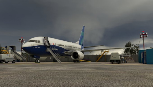 PMDG 737-700 BBJ1 MAX Dreamliner livery