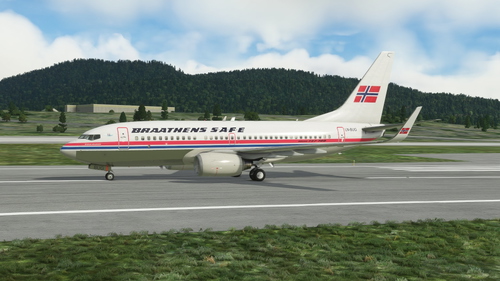 PMDG 737-700 Braathens SAFE Retro
