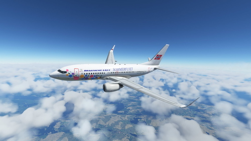 PMDG 737-700 Braathens SAFE Sommerflyet 1990