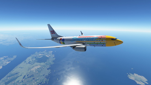 PMDG 737-700 Braathens Sommerflyet 1991