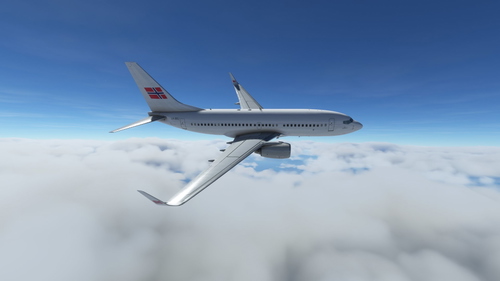 PMDG 737-700 Braathens White