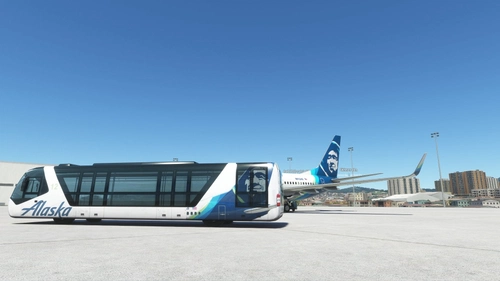 PMDG 737-700 Bus Alaska Airlines