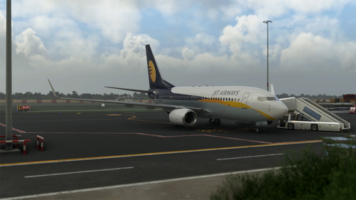 PMDG 737 700 BW Jet Airways (India) VT-JNG
