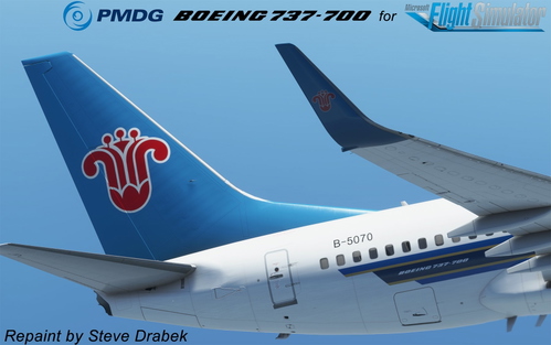 PMDG 737-700 China Southern (B-5070 - 2013)