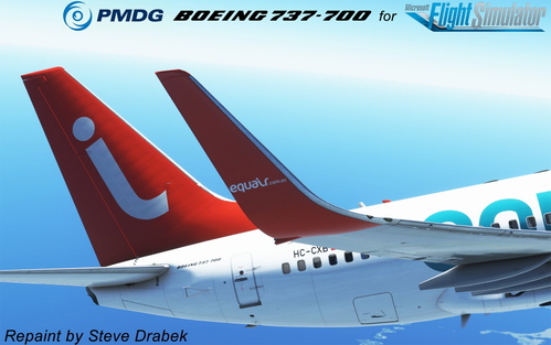 PMDG 737-700 Equair HC-CXB