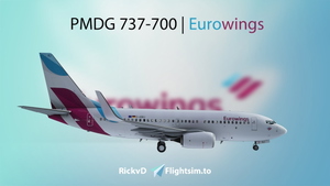 ✈️ PMDG 737-700 | Eurowings | D-ABKJ [4K]&nbsp; thumbnail 1