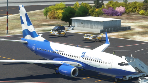 PMDG 737-700 Hellenic Airlines Virtual (SX-HAV - Fictional)