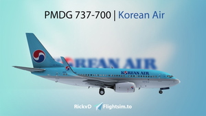 ✈️ PMDG 737-700 | Korean Air | HL8225 [4K]&nbsp; thumbnail 1