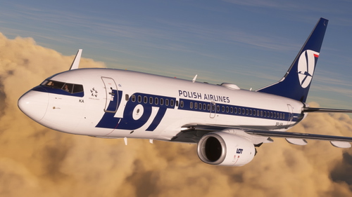 PMDG 737-700 PLL "LOT" old livery