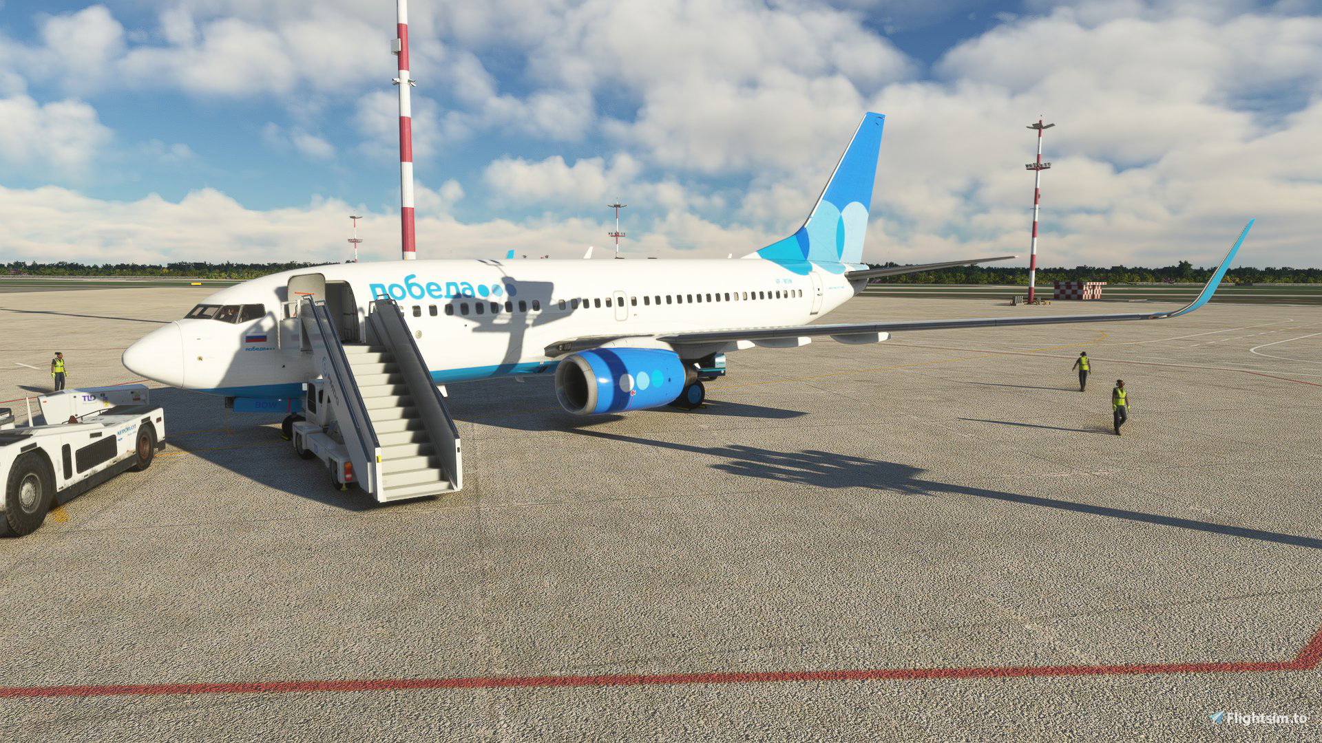 PMDG 737-700 Pobeda Blended winglets [4k] - Image 1