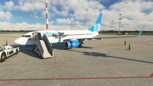 PMDG 737-700 Pobeda Blended winglets [4k] thumbnail 1
