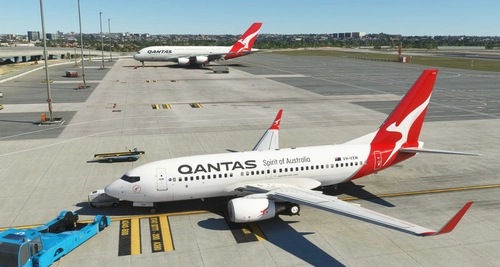 PMDG 737-700 Qantas - VH-VXM (Fictional)