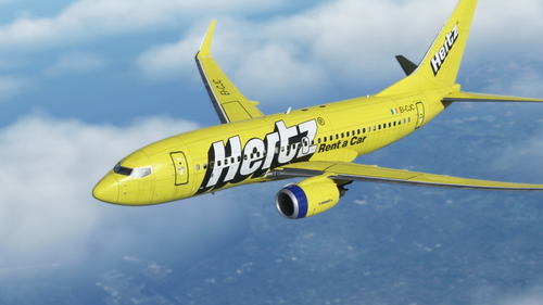 PMDG 737-700 Ryanair Hertz Logojet