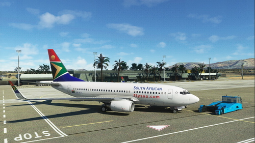 PMDG 737-700 South African Airways (ZS-SJA)