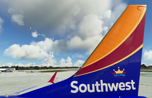 PMDG 737-700 Southwest  N777WN - Triple Crown Fictional