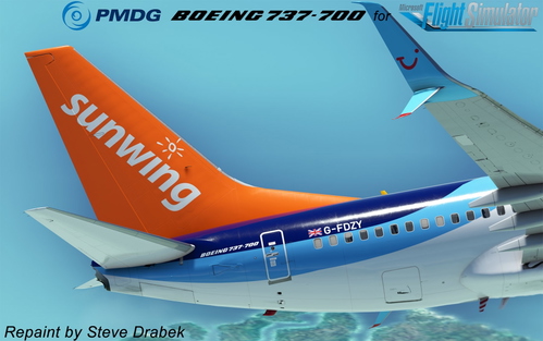 PMDG 737-700 Sunwing-TUI G-FDZY