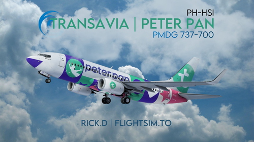 ✈️ PMDG 737-700 | Transavia | Peter Pan | PH-HSI [4K] 