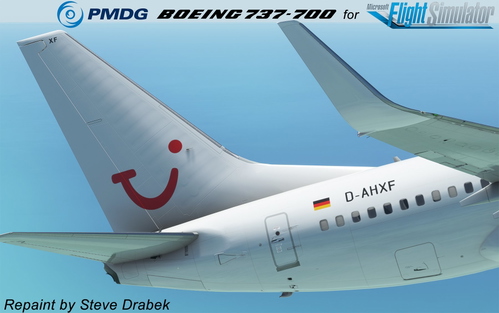 PMDG 737-700 TUI All White D-AHXF