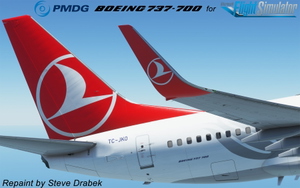 PMDG 737-700 Turkish (TC-JKO - 2015) thumbnail 1