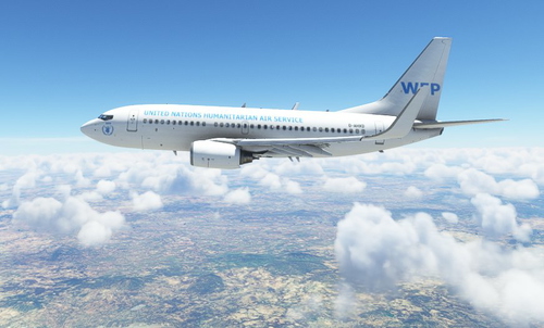 PMDG 737-700 - United Nations Humanitarian Air Service [Fictional]