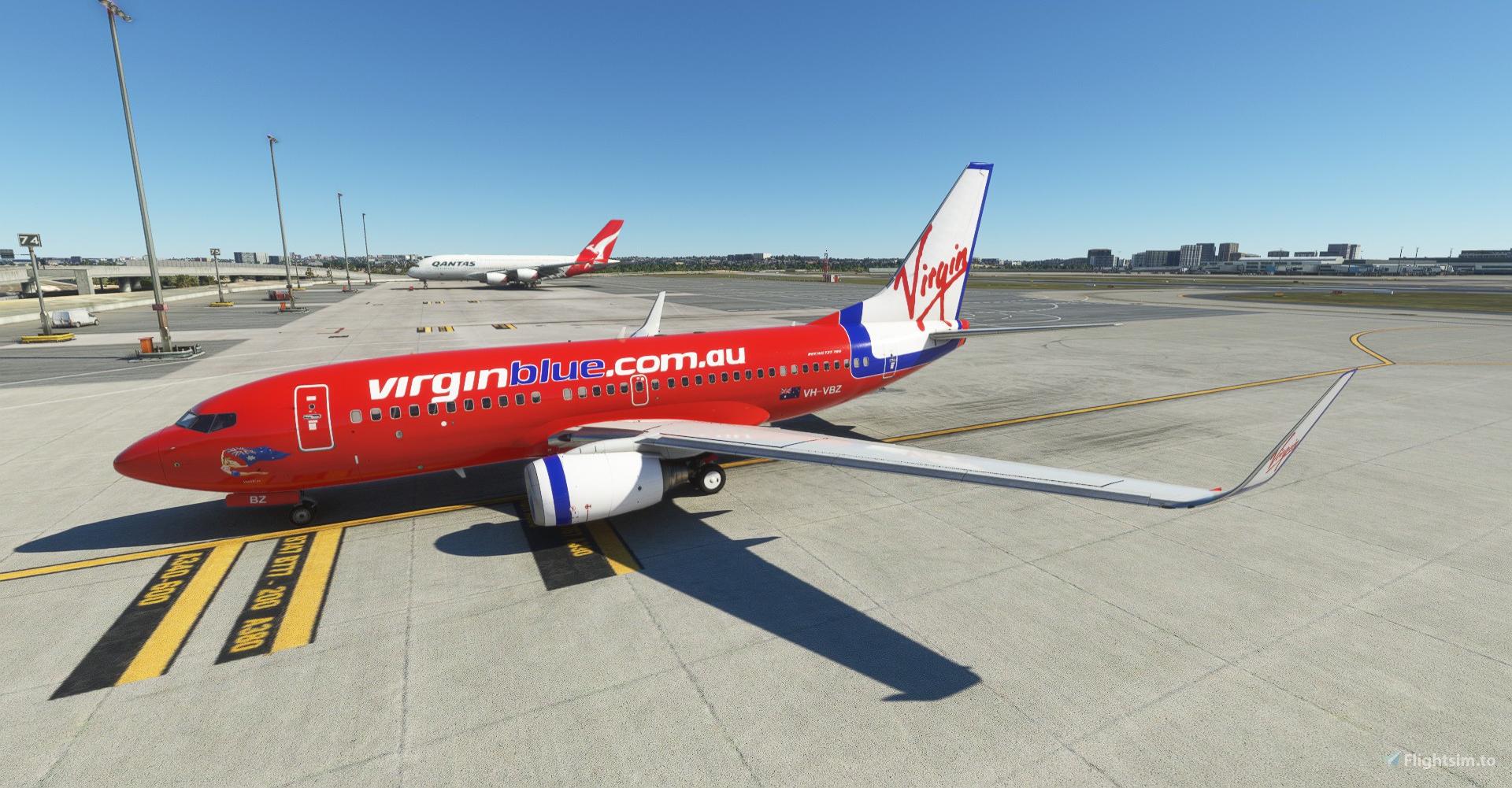 PMDG 737-700 Virgin Blue - VH-VBZ for Microsoft Flight Simulator 