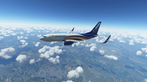 PMDG 737-700 West Atlantic 1st 800 BDSF