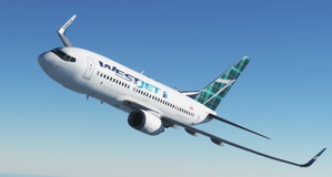 PMDG 737-700 WestJet Tartan (C-GQWJ - 2015) thumbnail 2