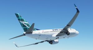 PMDG 737-700 WestJet Tartan (C-GQWJ - 2015) thumbnail 4