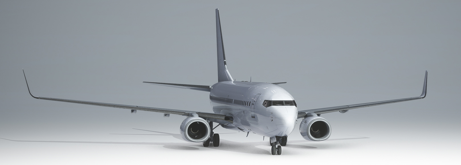 PMDG 737-700 White (Unpainted BW & SSW) - Image 1