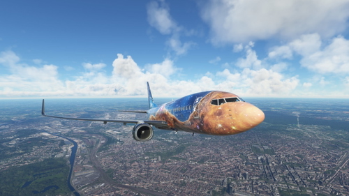 PMDG 737-700BBJ Carina Nebula (SSW & BW)