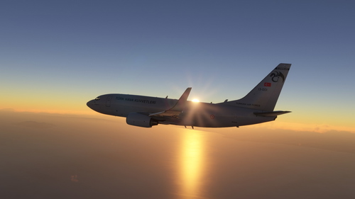 PMDG 737-700BDSF - 131. Filo "EJDER" TUAF "Peace Eagle - North" (8K)