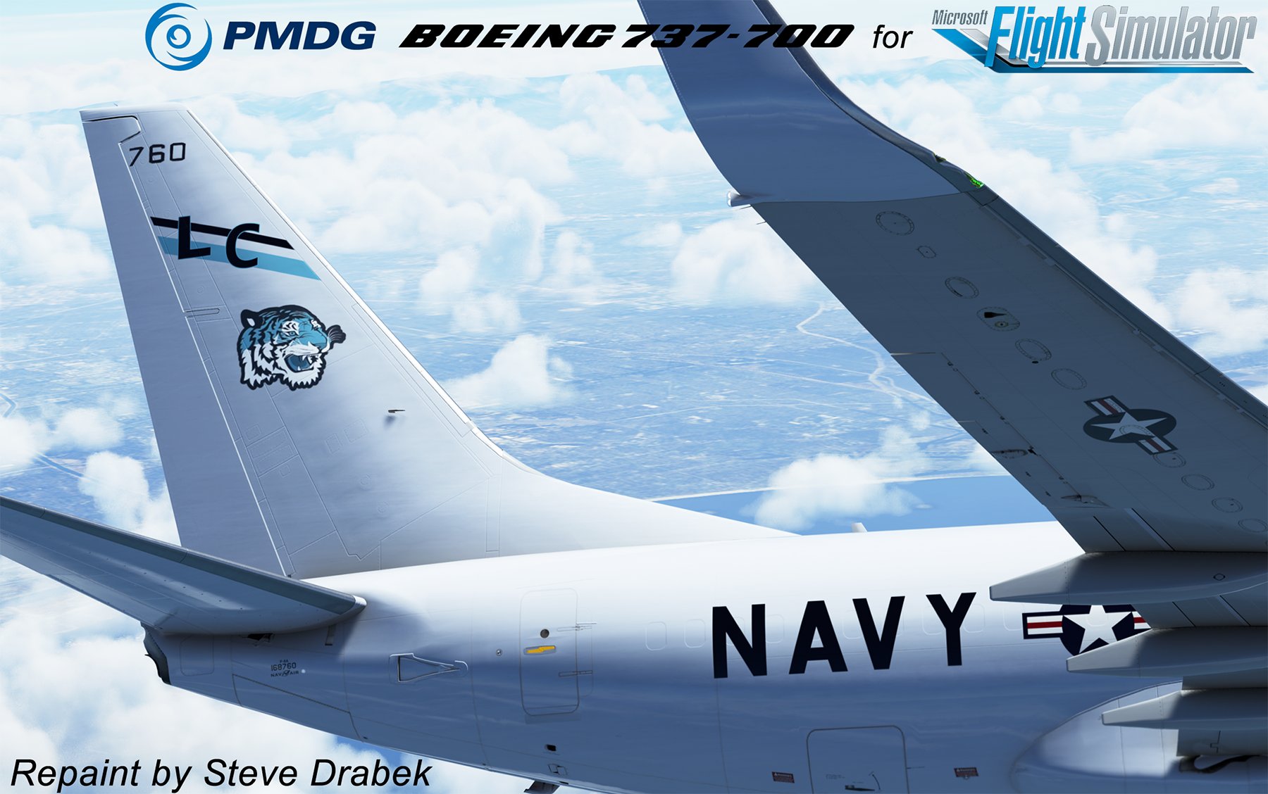 PMDG 737-700BDSF NAVY P-8A VP-8 (168760 - 2017) - Image 1