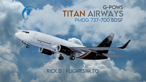 ✈️ PMDG 737-700BDSF | Titan Airways | G-POWS [4K] 