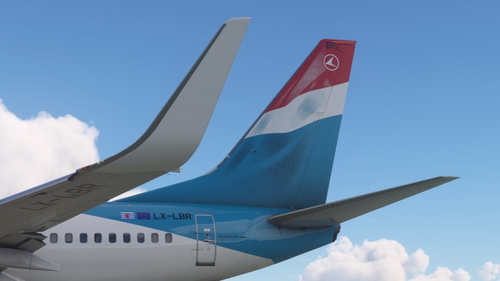 PMDG 737-700BW Luxair LX-LBR