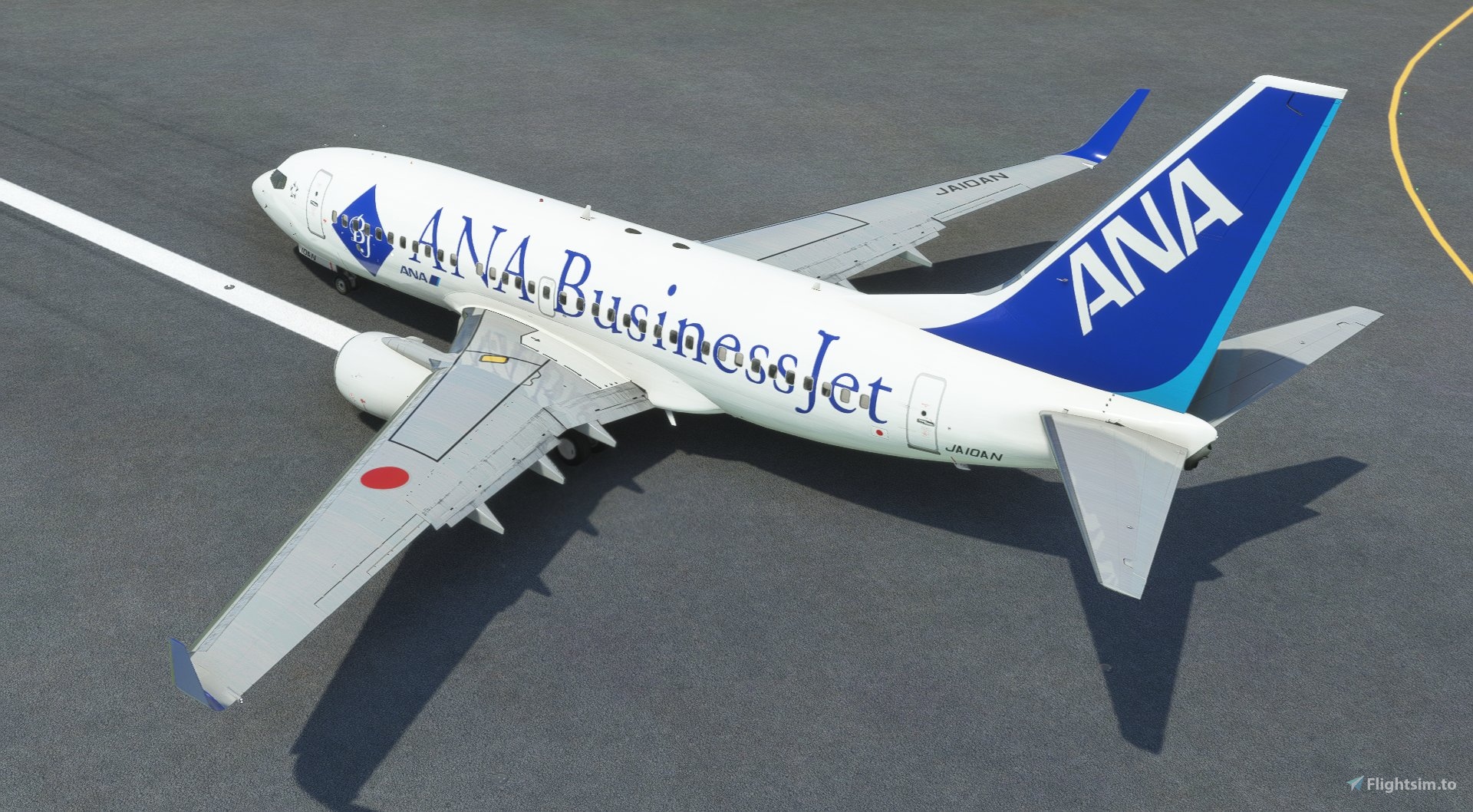 PMDG 737-700ER ANA All Nippon Airways Business Jet (JA10AN - 2012 