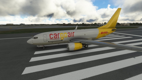 PMDG 737-700F Cargoair DHL LZ-CGS