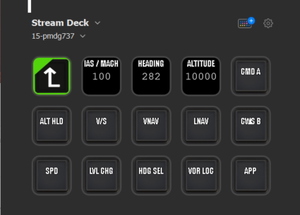 PMDG 737 + fms Stream Deck 15key Profile thumbnail 16