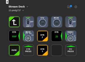 PMDG 737 + fms Stream Deck 15key Profile thumbnail 20