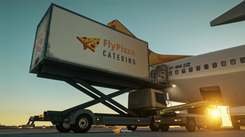 PMDG 737 FlyPizza Ground Services