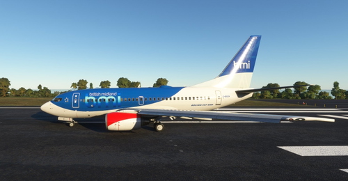 PMDG B737-600 BMI british midland G-BVZH