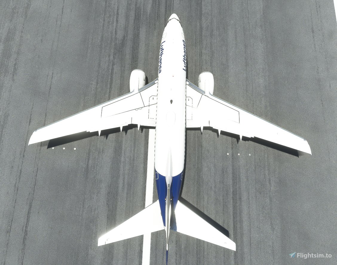 PMDG B737-600 Lufthansa D-ABIA のために Microsoft Flight Simulator